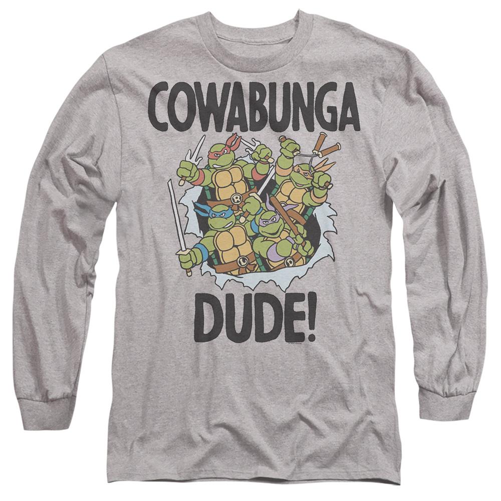 Sport Heather - Side - Teenage Mutant Ninja Turtles Unisex Adult Cowabunga Dude T-Shirt