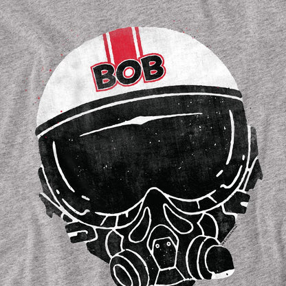 Sport Heather - Back - Top Gun Unisex Adult Bob Helmet T-Shirt