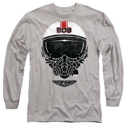 Sport Heather - Side - Top Gun Unisex Adult Bob Helmet T-Shirt
