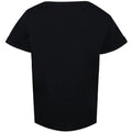 Black-White - Back - Friends Womens-Ladies Skyline T-Shirt