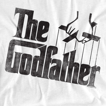 White - Back - The Godfather Unisex Adult Logo T-Shirt