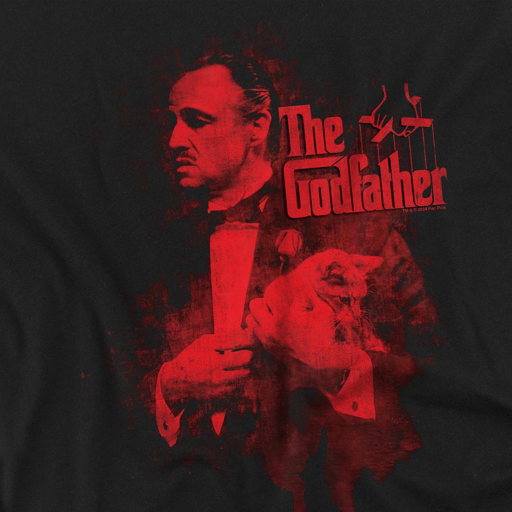 Black - Back - The Godfather Unisex Adult Don Vito Corleone Drip T-Shirt