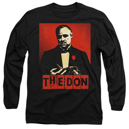 Black - Side - The Godfather Unisex Adult Don Vito Corleone Pop Art T-Shirt