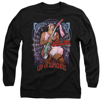 Black - Side - Cheech & Chong Unisex Adult Up In Smoke Pantyhose T-Shirt