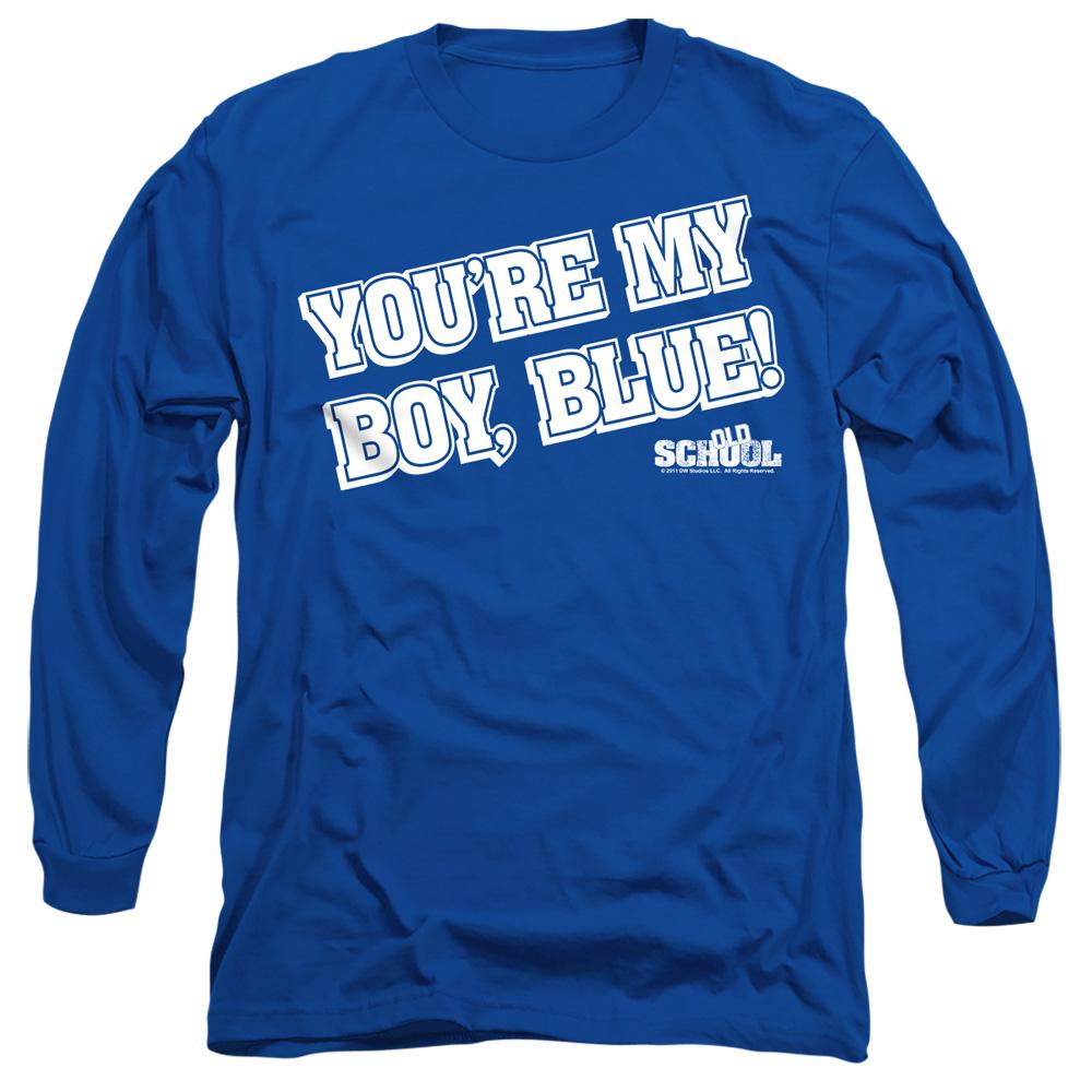 Royal Blue - Side - Old School Unisex Adult My Boy Blue T-Shirt