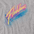 Sport Heather - Back - Flashdance Unisex Adult Spray Logo T-Shirt