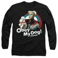Black - Side - Zoolander Unisex Adult Obey My Dog T-Shirt