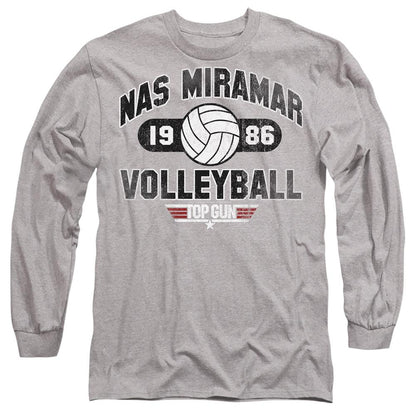 Sport Heather - Side - Top Gun Unisex Adult Nas Miramar Volleyball T-Shirt