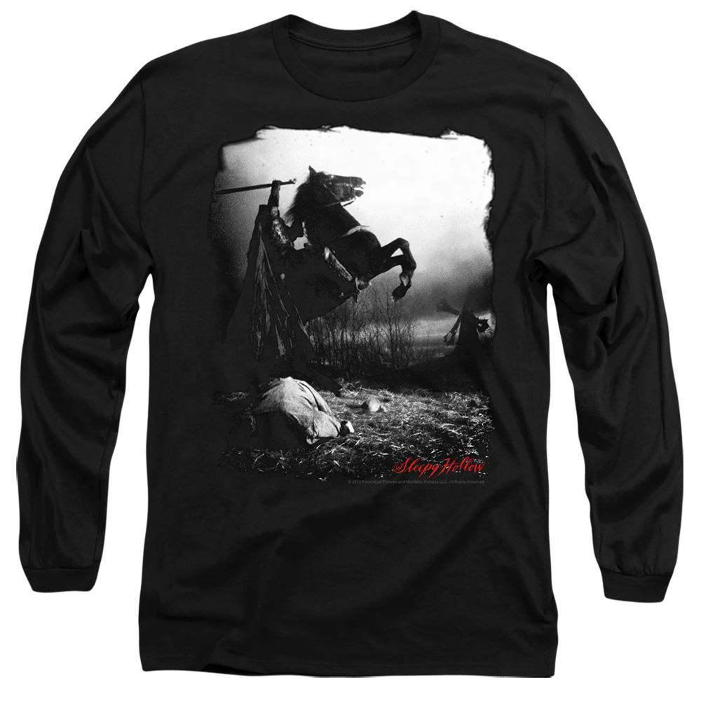 Black - Side - Sleepy Hollow Unisex Adult Foggy Night T-Shirt