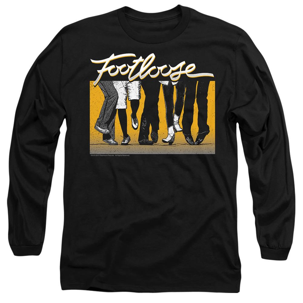 Black - Side - Footloose Unisex Adult Dance Party T-Shirt
