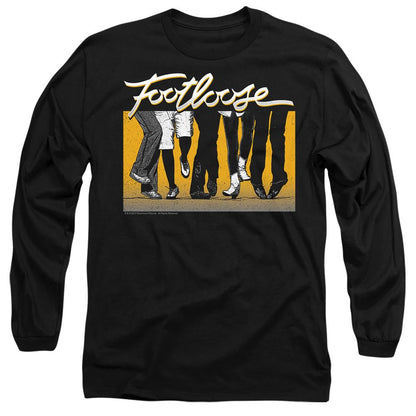 Black - Side - Footloose Unisex Adult Dance Party T-Shirt