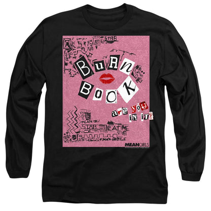 Black - Side - Mean Girls Unisex Adult Burn Book T-Shirt