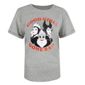 Grey Marl - Front - Disney Womens-Ladies Good Girls Gone Bad Villians T-Shirt