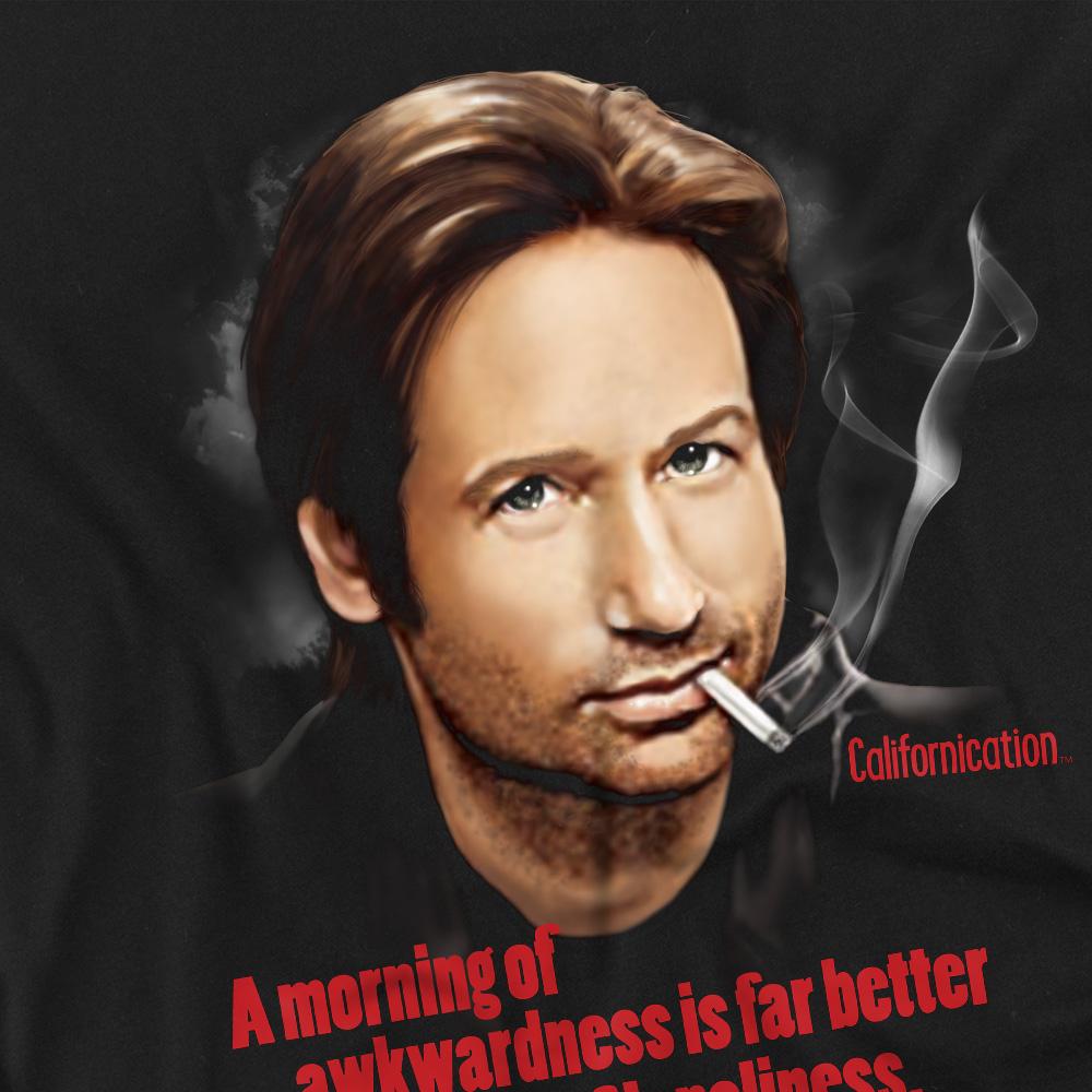 Black - Back - Californication Unisex Adult Morning Night T-Shirt
