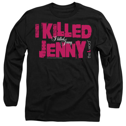 Black - Side - The L Word Unisex Adult I Killed Jenny T-Shirt