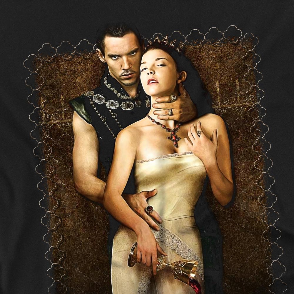 Black - Back - The Tudors Unisex Adult Spilt Wine T-Shirt
