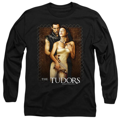 Black - Side - The Tudors Unisex Adult Spilt Wine T-Shirt