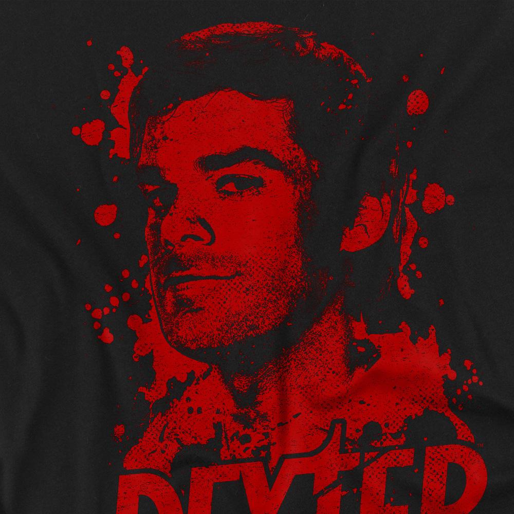 Black - Side - Dexter Unisex Adult Born In Blood T-Shirt