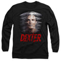 Black - Front - Dexter Unisex Adult Plastic Wrap T-Shirt