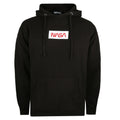 Black - Front - NASA Mens Box Logo Hoodie