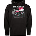 Black - Front - Knight Rider Mens K.I.T.T 2000 Neon Hoodie