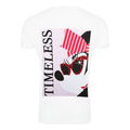 White-Black-Pink - Back - Disney Womens-Ladies Timeless Minnie Mouse Oversized T-Shirt
