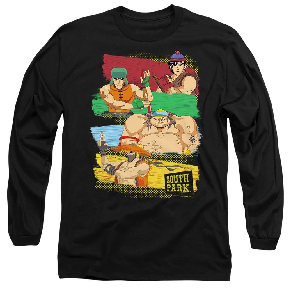 Black - Side - South Park Unisex Adult Anime T-Shirt