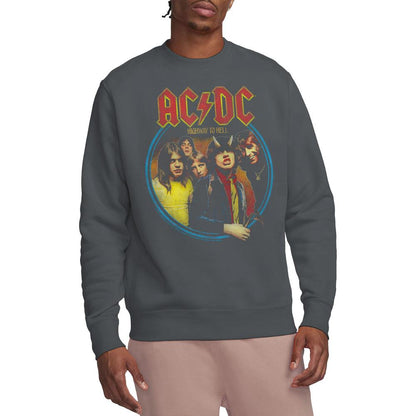 Charcoal - Lifestyle - AC-DC Unisex Adult Highway To Hell Sweatshirt