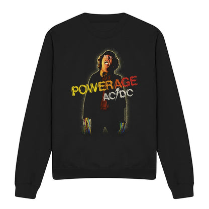 Black - Front - AC-DC Unisex Adult Powerage Sweatshirt