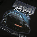 Black - Side - Knight Rider Mens K.I.T.T 2000 Lightning Long-Sleeved T-Shirt