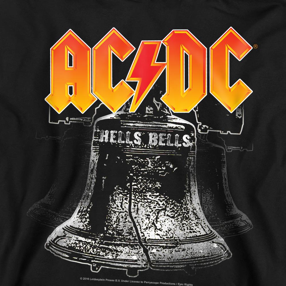 Black - Pack Shot - AC-DC Unisex Adult Hells Bells Sweatshirt