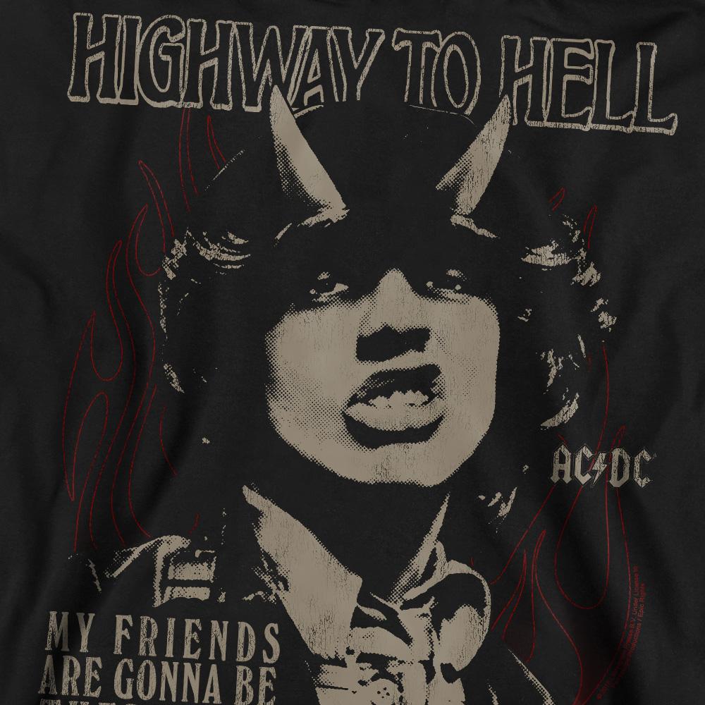 Black - Pack Shot - AC-DC Unisex Adult My Friends Sweatshirt