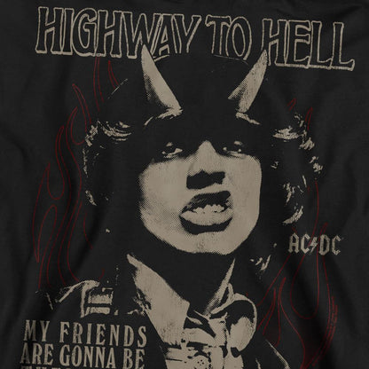 Black - Pack Shot - AC-DC Unisex Adult My Friends Sweatshirt