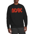 Black - Side - AC-DC Unisex Adult PWR-UP Logo Sweatshirt