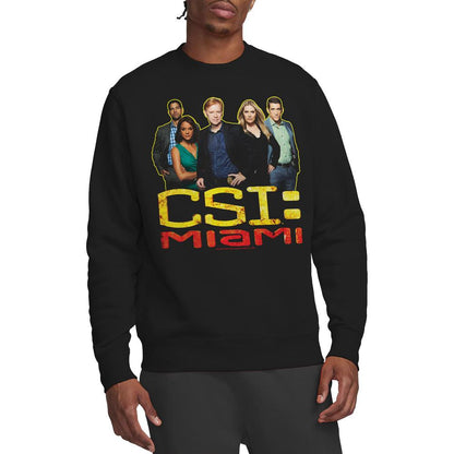 Black - Lifestyle - CSI: Miami Unisex Adult Cast Sweatshirt