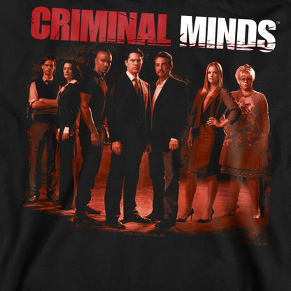 Black - Pack Shot - Criminal Minds Unisex Adult The Crew Sweatshirt