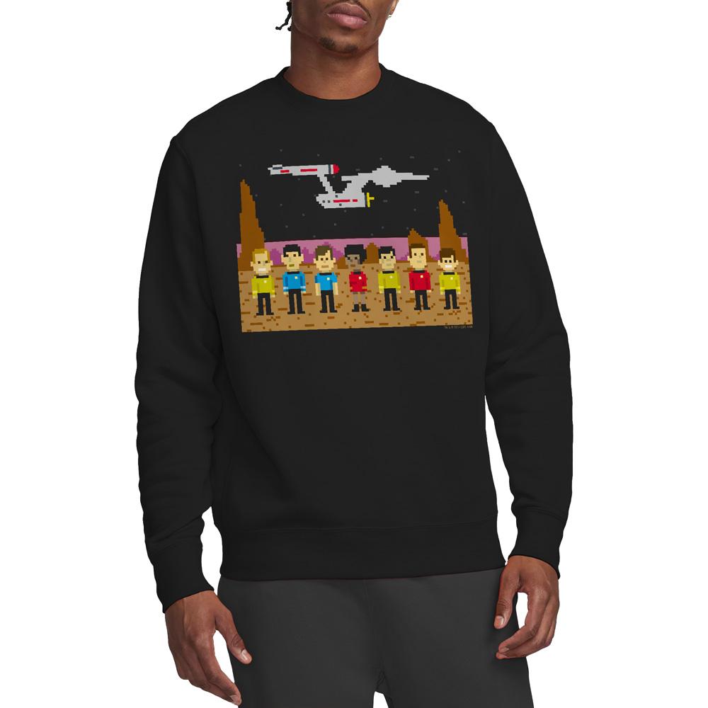 Black - Lifestyle - Star Trek Unisex Adult The Original Series Trexel Crew Sweatshirt