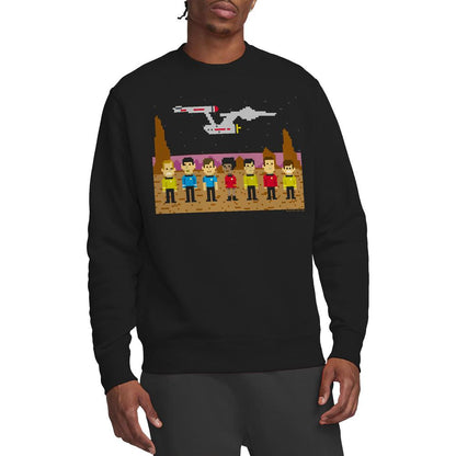 Black - Lifestyle - Star Trek Unisex Adult The Original Series Trexel Crew Sweatshirt