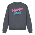 Charcoal - Front - Happy Days Unisex Adult Logo Sweatshirt