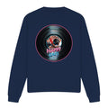Navy - Back - Happy Days Unisex Adult On the Record Sweatshirt