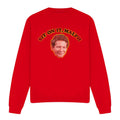 Red - Front - Happy Days Unisex Adult Sit on it Malph Sweatshirt