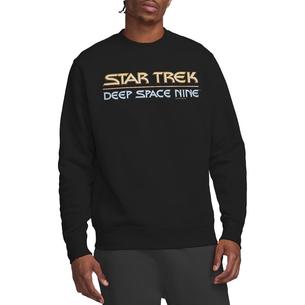 Black - Lifestyle - Star Trek Unisex Adult Deep Space Nine Logo Sweatshirt