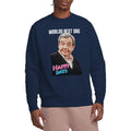 Navy - Lifestyle - Happy Days Unisex Adult Best Dad Sweatshirt