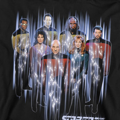 Black - Pack Shot - Star Trek Unisex Adult Beam Us Up Sweatshirt