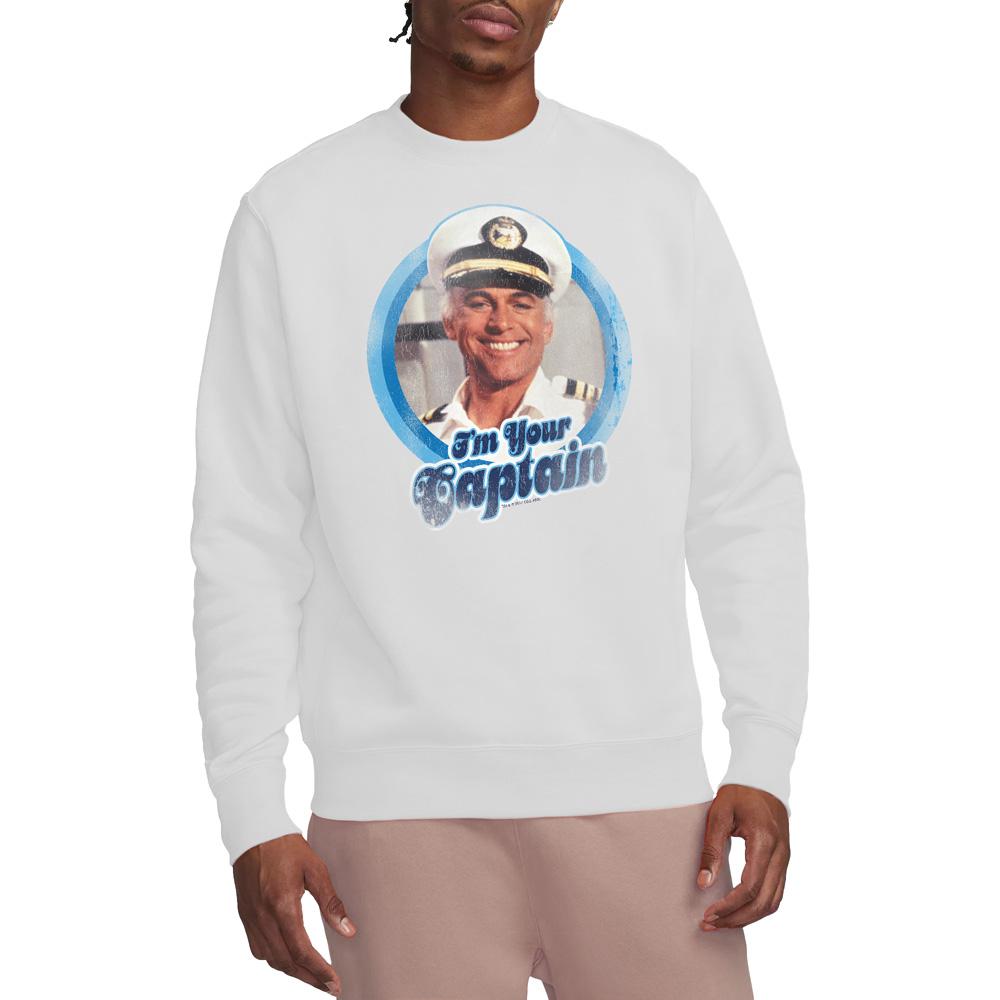White - Lifestyle - The Love Boat Unisex Adult I´m Your Captain Sweatshirt