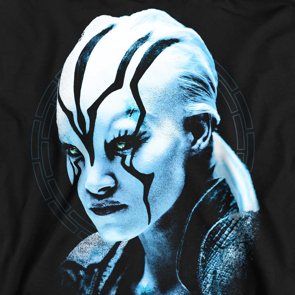 Black - Pack Shot - Star Trek Beyond Unisex Adult Jaylah Burst Sweatshirt