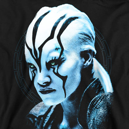 Black - Pack Shot - Star Trek Beyond Unisex Adult Jaylah Burst Sweatshirt