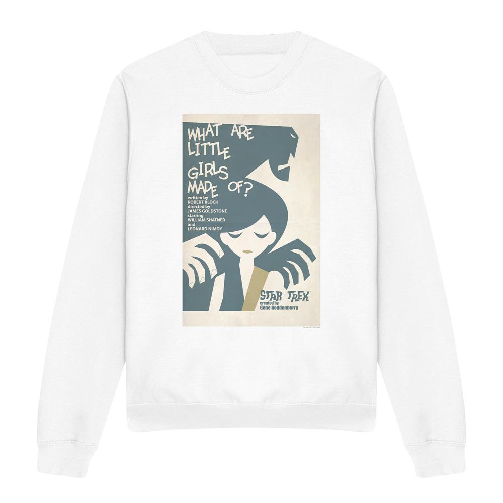 White - Front - Star Trek Unisex Adult The Original Series Episode 7 Sweatshirt