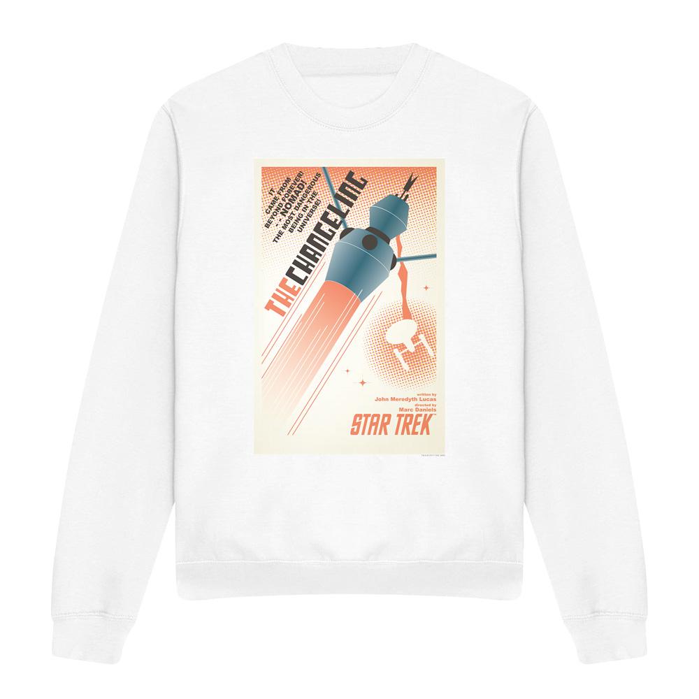 White - Front - Star Trek Unisex Adult The Original Series Episode 32 Sweatshirt