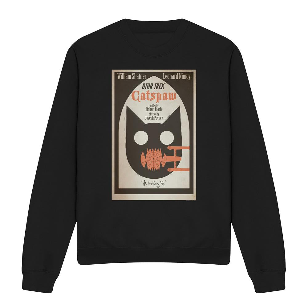 Black - Front - Star Trek Unisex Adult The Original Series Episode 36 Sweatshirt